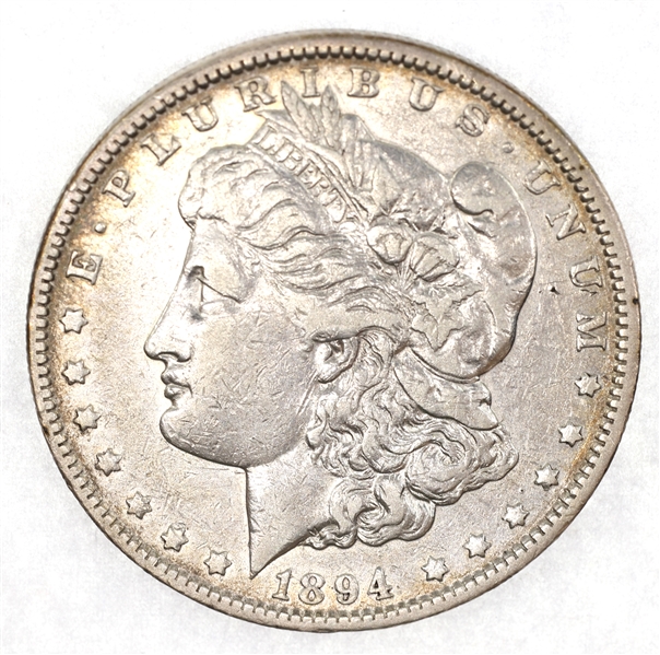 1894-O US SILVER MORGAN $1 COIN - XF BETTER DATE