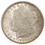 1885-O US SILVER MORGAN $1 XF/AU COINS - LOT OF 2