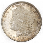1885-O US SILVER MORGAN $1 XF/AU COINS - LOT OF 2