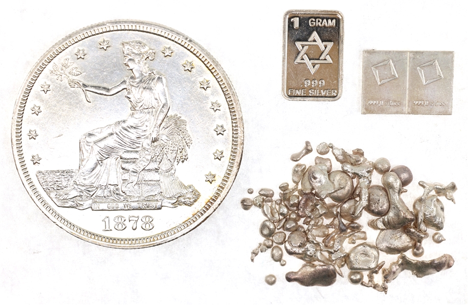 .900 TO .999 SILVER BULLION - INGOTS, ROUND, & GRAINS