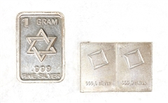 .900 TO .999 SILVER BULLION - INGOTS, ROUND, & GRAINS
