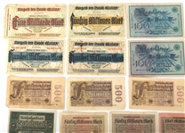 1908-1923 GERMAN BANKNOTES