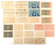 1908-1923 GERMAN BANKNOTES