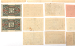 1908-1923 GERMAN BANKNOTES
