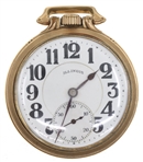 MENS ILLINOIS BUNN SPECIAL RAILROAD GRADE POCKET WATCH