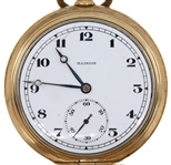 MEN'S 14K YELLOW GOLD CASE ILLINOIS POCKET WATCH