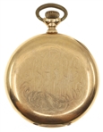 MEN'S 14K YELLOW GOLD CASE ILLINOIS POCKET WATCH