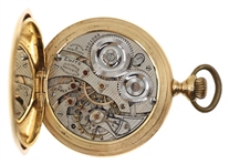 MEN'S 14K YELLOW GOLD CASE ILLINOIS POCKET WATCH