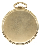 MEN'S HAMILTON GOLD-FILLED CASE POCKET WATCH