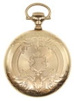 MEN'S WALTHAM GOLD-FILLED CASE POCKET WATCH