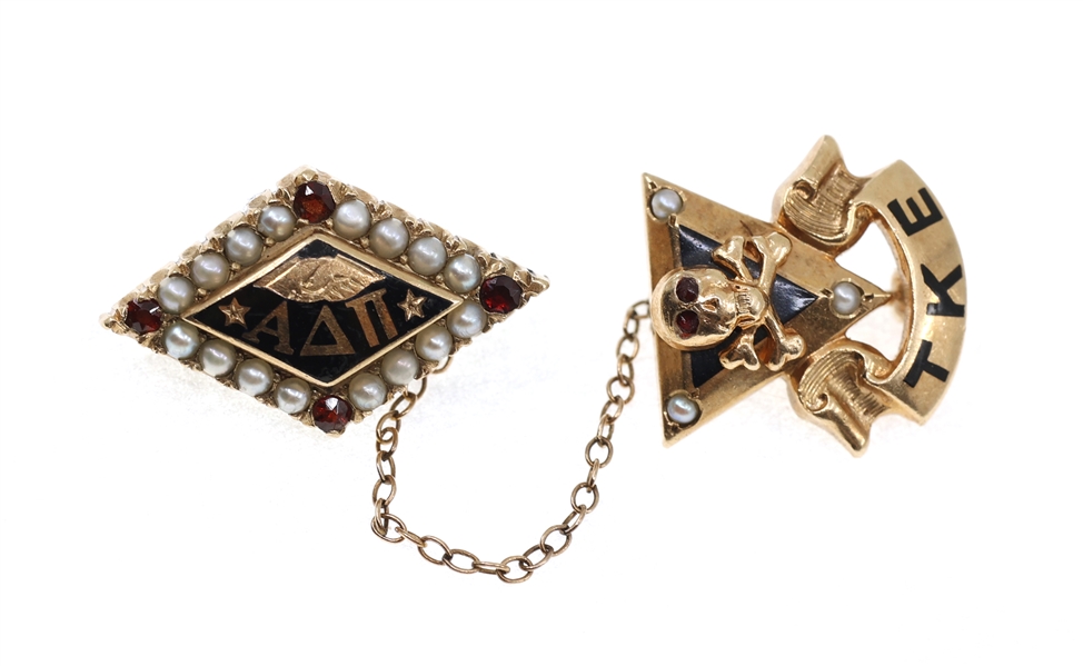 10K YELLOW GOLD SORORITY & FRATERNITY SWEETHEART PIN