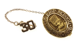 10K YELLOW GOLD 1930 HIGHSCHOOL GRADUATION PIN