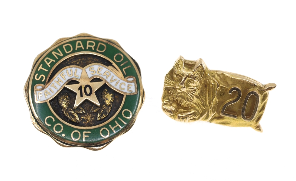 14K YELLOW GOLD EMPLOYEE SERVICE PINS