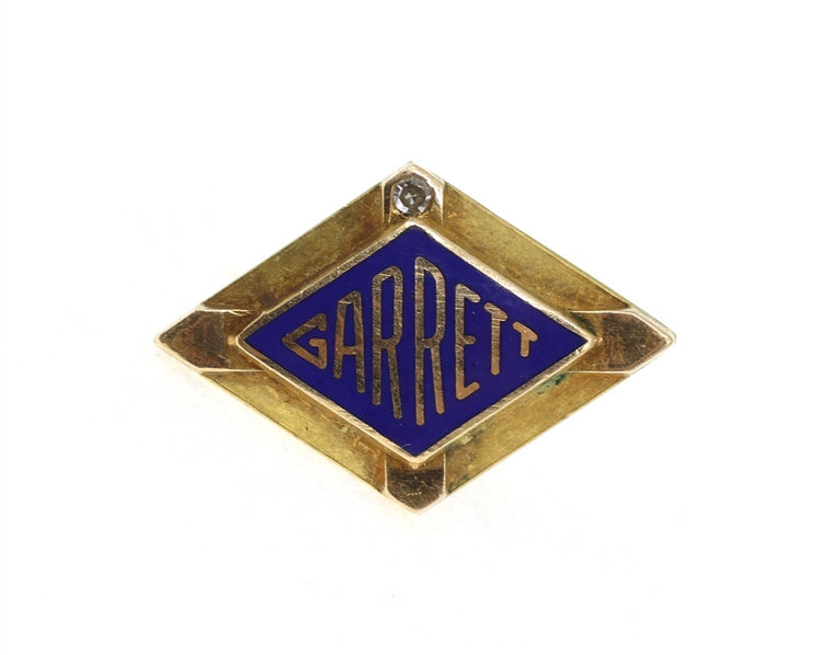 14K YELLOW GOLD GARRETT CORPORATION SERVICE PIN