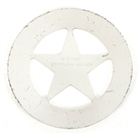 .925 SILVER FRANKLIN MINT COMMEMORATIVE MARSHAL BADGE