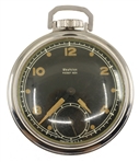 STAINLESS STEEL WESTCLOX "POCKET BEN" POCKET WATCH