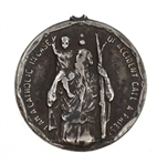 STERLING SILVER RELIGIOUS TOKENS & BRACELET