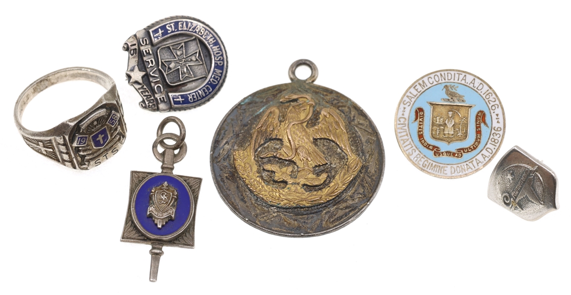 STERLING SILVER SERVICE PINS & INSIGNIA JEWELRY