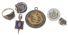 STERLING SILVER SERVICE PINS & INSIGNIA JEWELRY