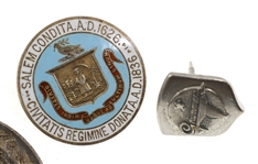STERLING SILVER SERVICE PINS & INSIGNIA JEWELRY