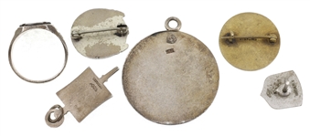 STERLING SILVER SERVICE PINS & INSIGNIA JEWELRY