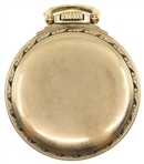 MEN'S HAMILTON GOLD-FILLED CASE RAILROAD POCKET WATCH