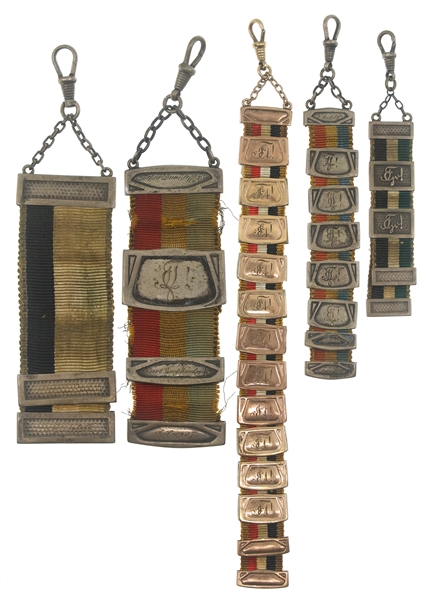 20TH C. GERMAN .800 SILVER & GOLD-FILLED BIERZIPFELS
