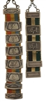 20TH C. GERMAN .800 SILVER & GOLD-FILLED BIERZIPFELS
