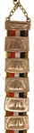 20TH C. GERMAN .800 SILVER & GOLD-FILLED BIERZIPFELS