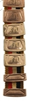 20TH C. GERMAN .800 SILVER & GOLD-FILLED BIERZIPFELS