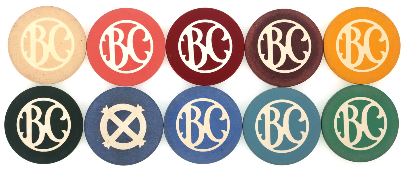BILTMORE COUNTRY CLUB GAME ROOM SEAL & CREST CHIPS