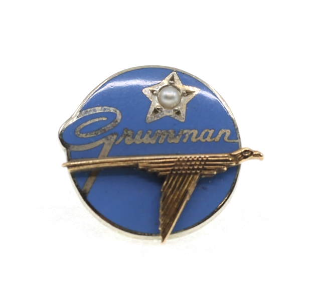 10K YELLOW GOLD GRUMMAN EMPLOYEE SERVICE PIN