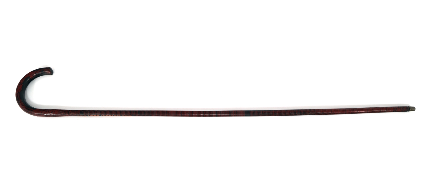 NEW YORK WORLDS FAIR 1939 TIGER STRIPED WALKING CANE