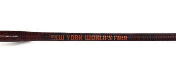NEW YORK WORLD'S FAIR 1939 TIGER STRIPED WALKING CANE
