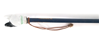 NY WORLD'S FAIR 1939 WALKING CANE WITH PORCELAIN TOPPER