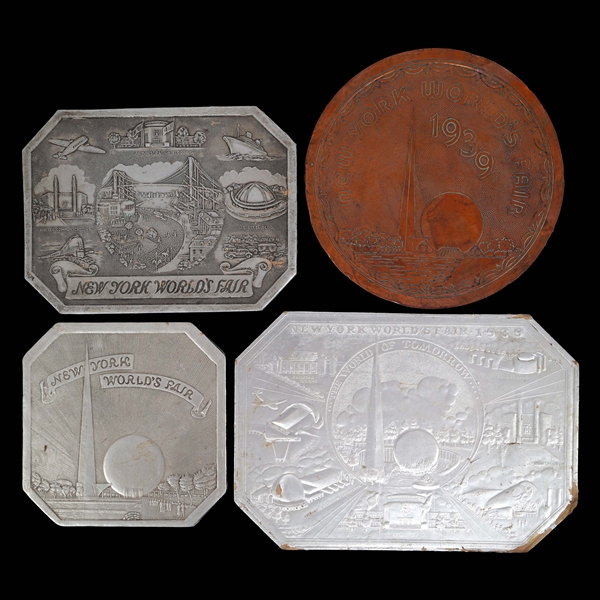 NEW YORK WORLDS FAIR 1939 PLAQUES