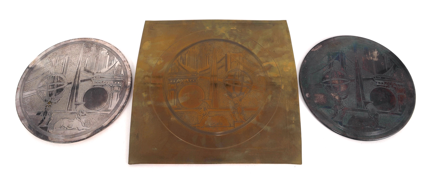 NEW YORK WORLDS FAIR 1939 PLAQUES