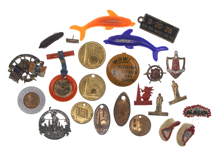 NEW YORK WORLDS FAIR 1939 TRAVEL SOUVENIRS 