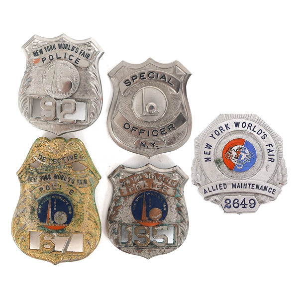 OBSOLETE NEW YORK WORLDS FAIR 1939 BADGES