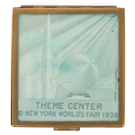 NEW YORK WORLD'S FAIR 1939 GOLD-TONE SOUVENIR COMPACTS 