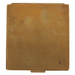 NEW YORK WORLD'S FAIR 1939 GOLD-TONE SOUVENIR COMPACTS 