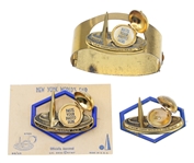 NEW YORK WORLD'S FAIR 1939 GOLD-FILLED LOCKET JEWELRY