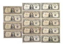 1957 UNITED STATES BLUE SEAL $1 SILVER CERTIFICATES