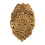 MAJOR BOWES AMATEUR HOUR MAHONING CTY, OH SHERIFF BADGE