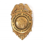 MAJOR BOWES AMATEUR HOUR SUMMIT CTY, OH SHERIFF BADGE