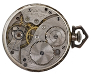 WALTHAM STERLING SILVER CASE POCKET WATCH
