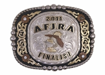 2011 AFJRA CHAMPION & FINALIST AWARD BELT BUCKLES