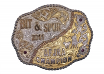 2011 AFJRA CHAMPION & FINALIST AWARD BELT BUCKLES