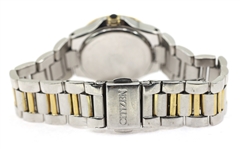 CITIZEN ECO-DRIVE WR100 STAINLESS STEEL WRISTWATCH