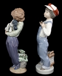 LLADRO PORCELAIN FIGURINES - LOT OF 2